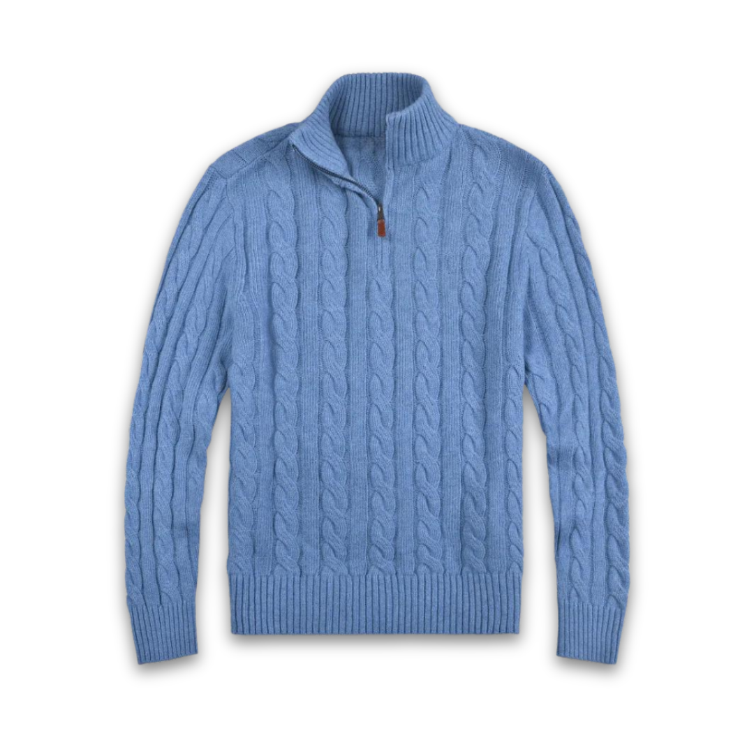 Castorini™ | Pullover con mezza zip
