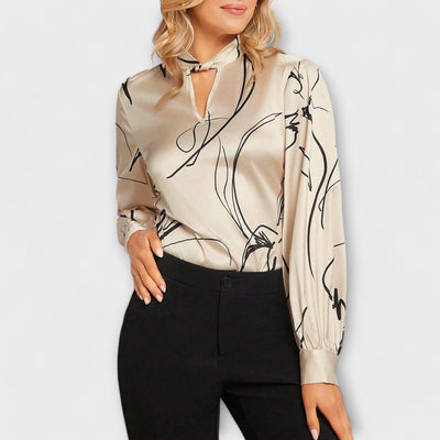 Castorini™ | Blusa elegante con motivo a righe