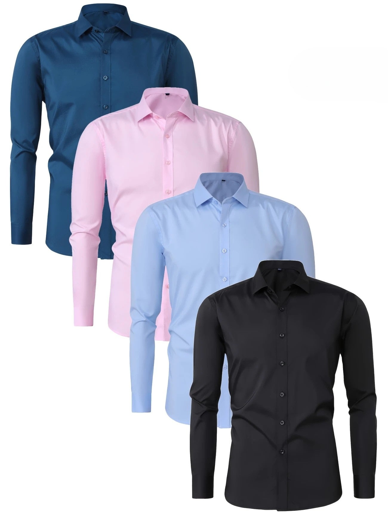 Castorini™ | Elegante camicia a maniche lunghe con bottoni