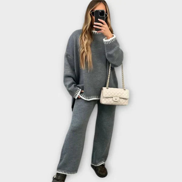 Castorini™ | Set di 2 Pezzi con Top In Maglia