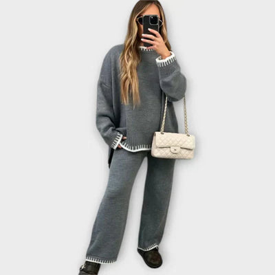 Castorini™ | Set di 2 Pezzi con Top In Maglia