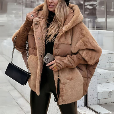 Castorini™ | giacca a vento con mix di teddy