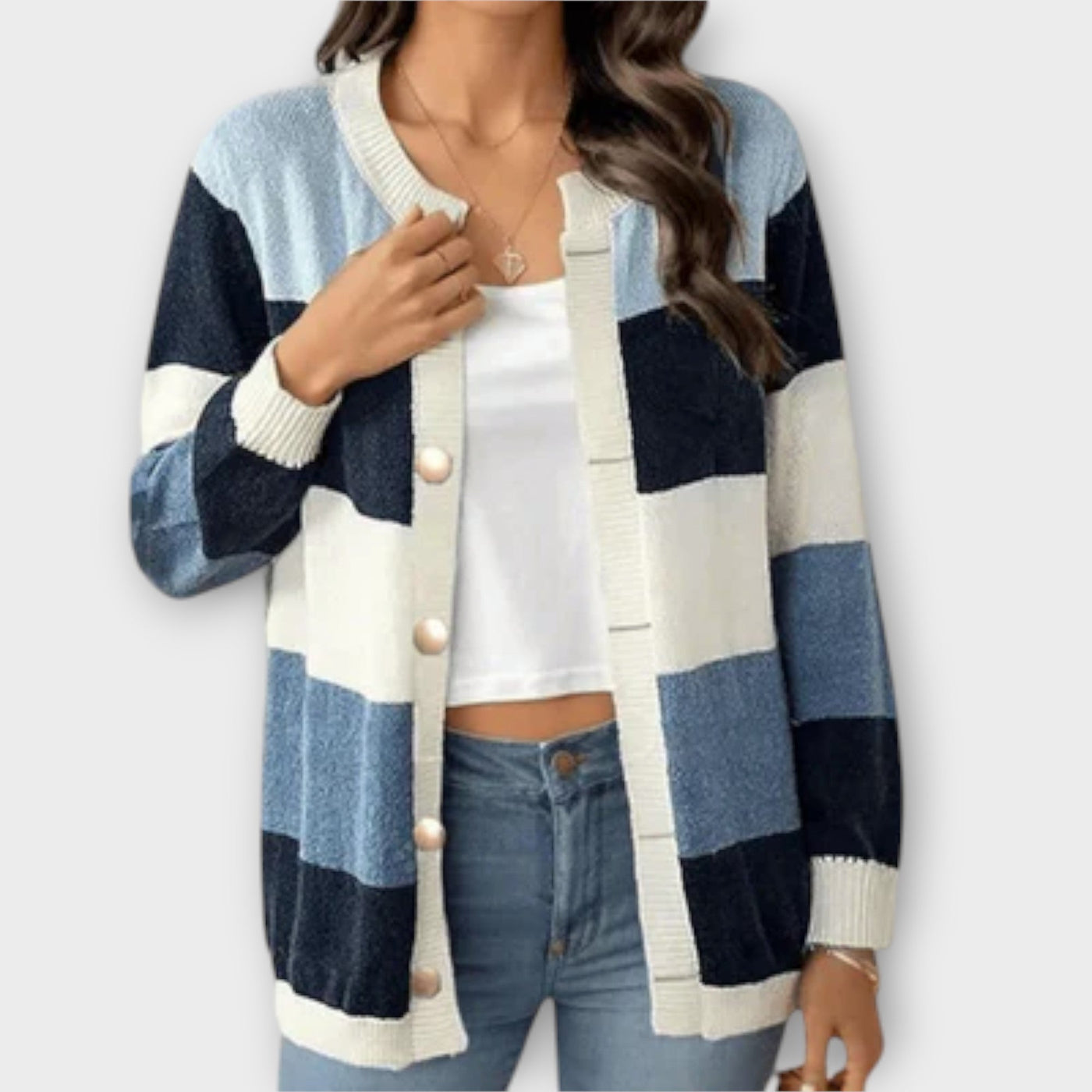 Castorini™ | Striped Cardigan