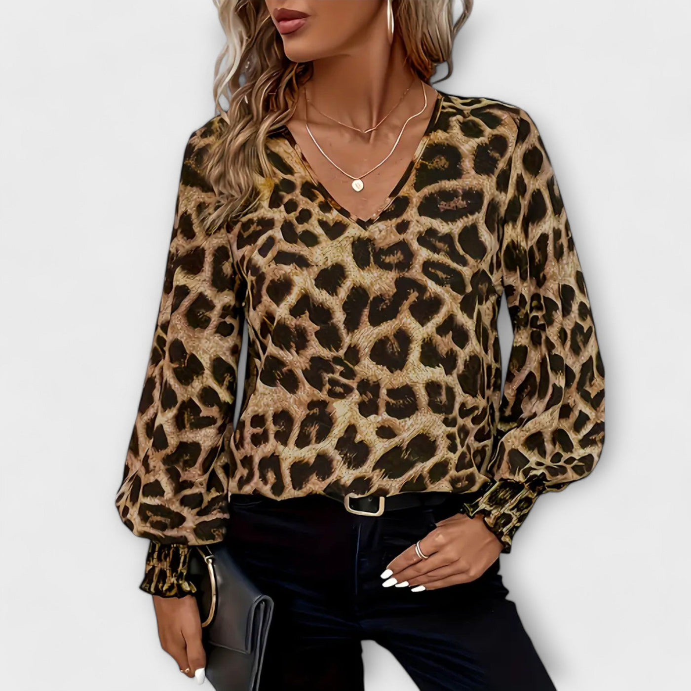 Castorini™ | Blusa Leopardo Selvaggia