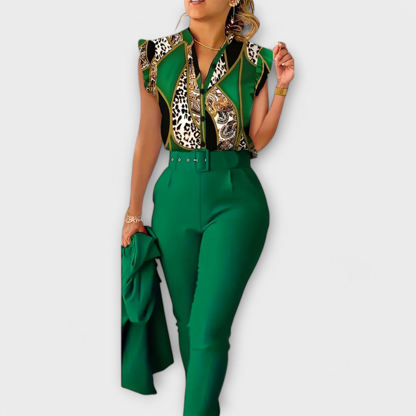 Castorini™ | Set Due Pezzi a Stampa Leopardo