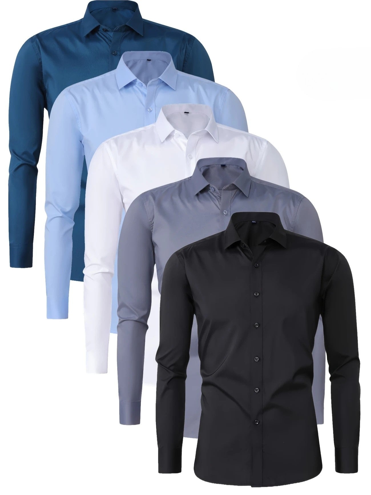 Castorini™ | Elegante camicia a maniche lunghe con bottoni
