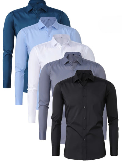 Castorini™ | Elegante camicia a maniche lunghe con bottoni