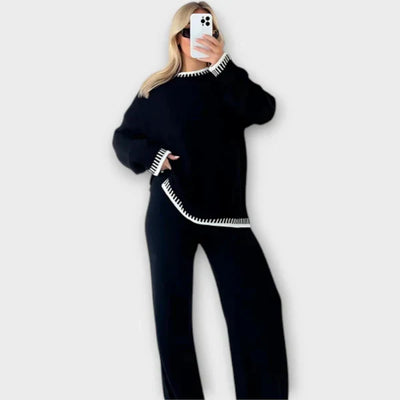 Castorini™ | Set di 2 Pezzi con Top In Maglia