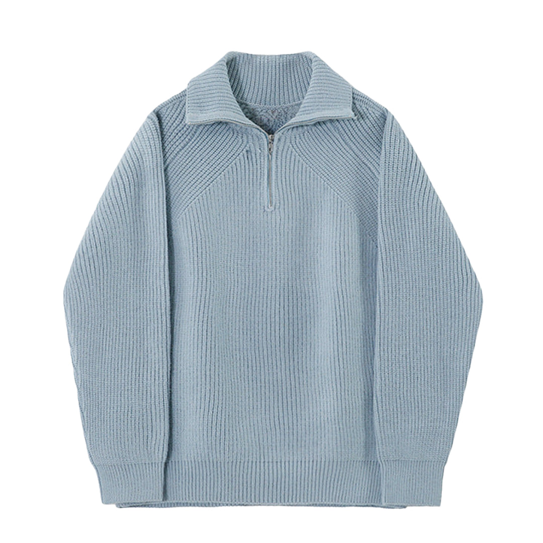 Castorini™ | Pullover Azure a quarti di zip.