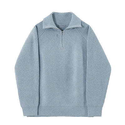 Castorini™ | Pullover Azure a quarti di zip.