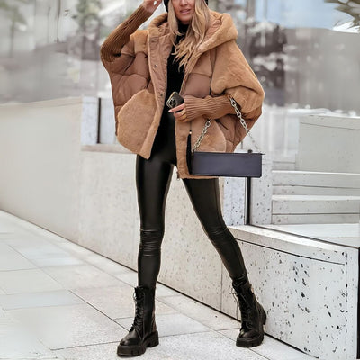 Castorini™ | giacca a vento con mix di teddy