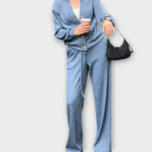 Castorini™ | Set Top a Maniche Lunghe e Pantaloni