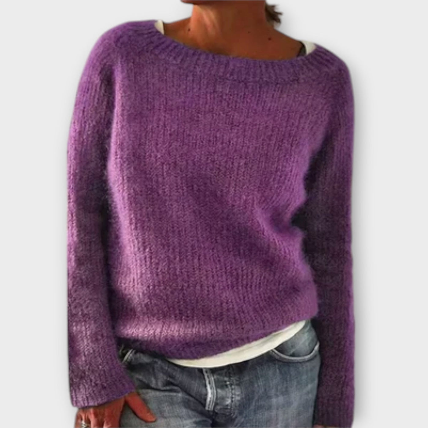 Castorini™ | Solid Color Knit Sweater