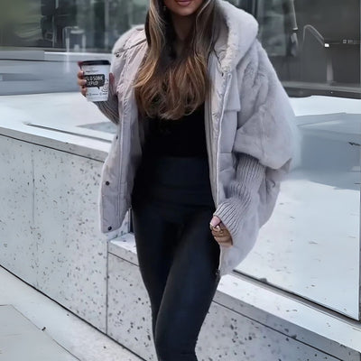 Castorini™ | giacca a vento con mix di teddy