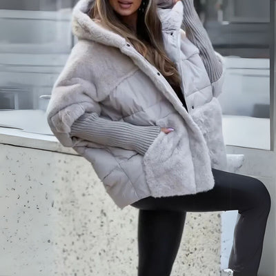 Castorini™ | giacca a vento con mix di teddy