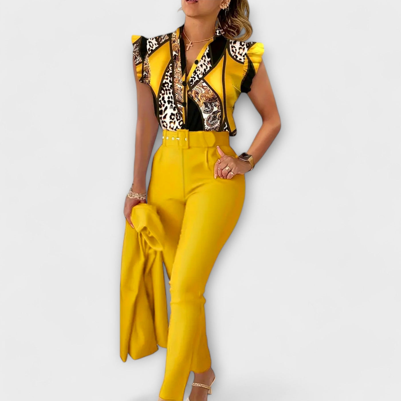 Castorini™ | Set Due Pezzi a Stampa Leopardo