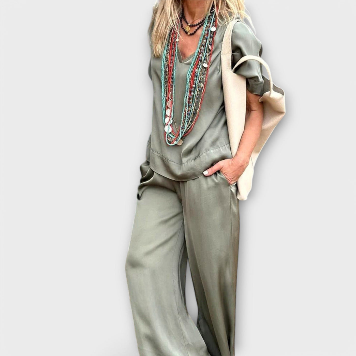 Castorini™ | Blusa e Pantaloni Hazel