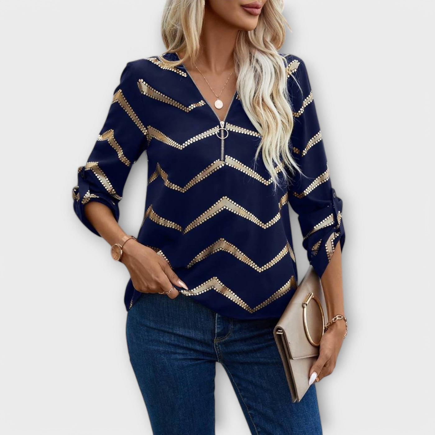 Castorini™ | Blusa Chic Senza Tempo