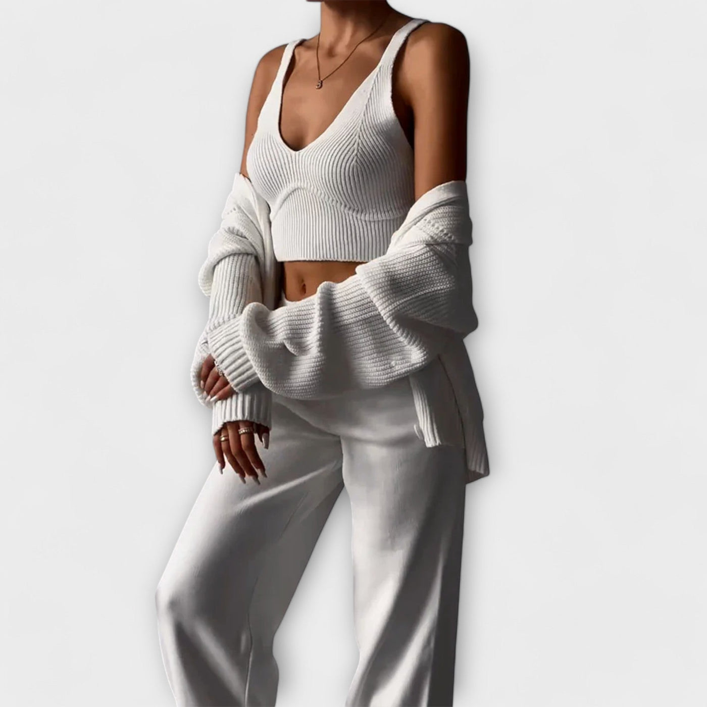 Castorini™ | Set di 3 Pezzi Lavorato a Maglia