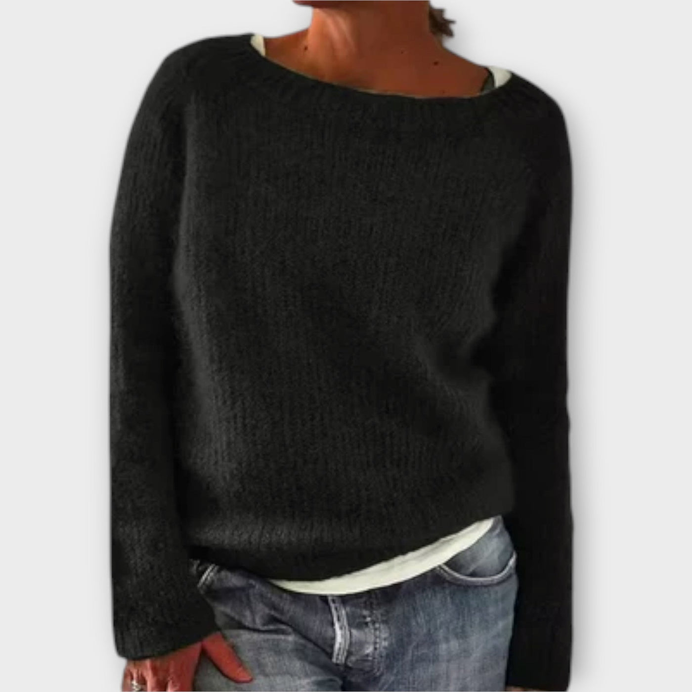 Castorini™ | Solid Color Knit Sweater
