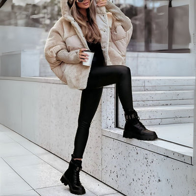 Castorini™ | giacca a vento con mix di teddy