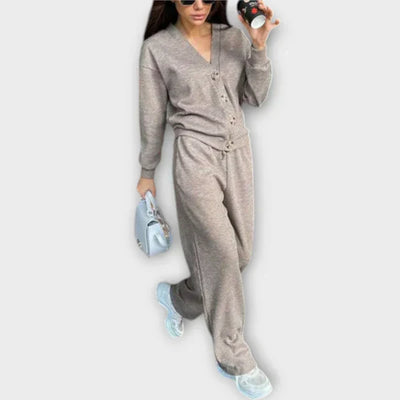 Castorini™ | Set Top a Maniche Lunghe e Pantaloni