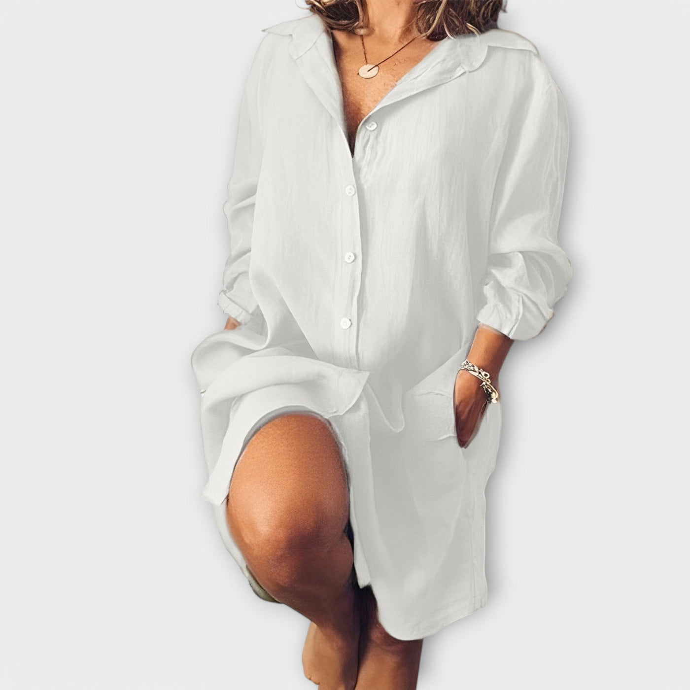 Castorini™ | Blusa in lino casual