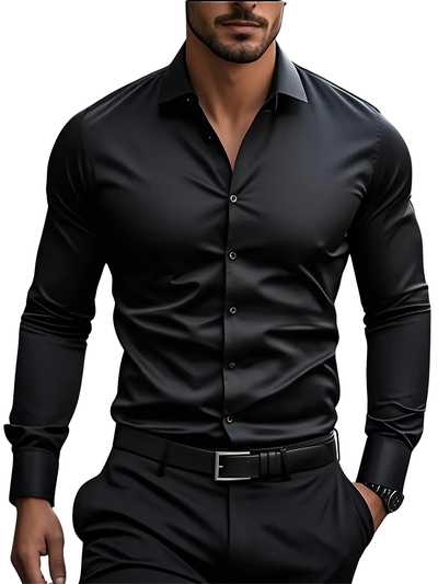 Castorini™ | Elegante camicia a maniche lunghe con bottoni
