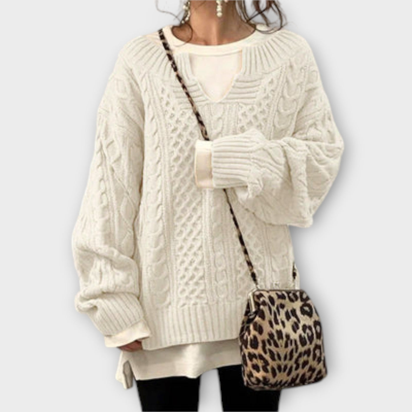 Castorini™ | Oversized Knit Sweater