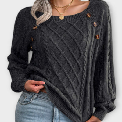 Castorini™ | Knitted Sweater with Buttons