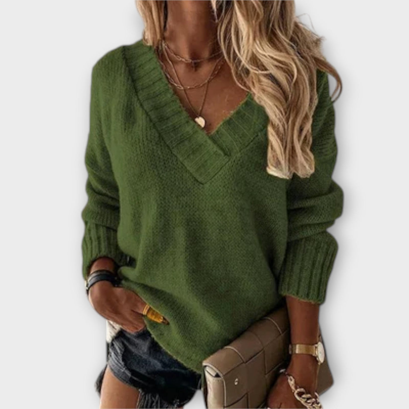 Castorini™ | Cozy V-Neck Sweater