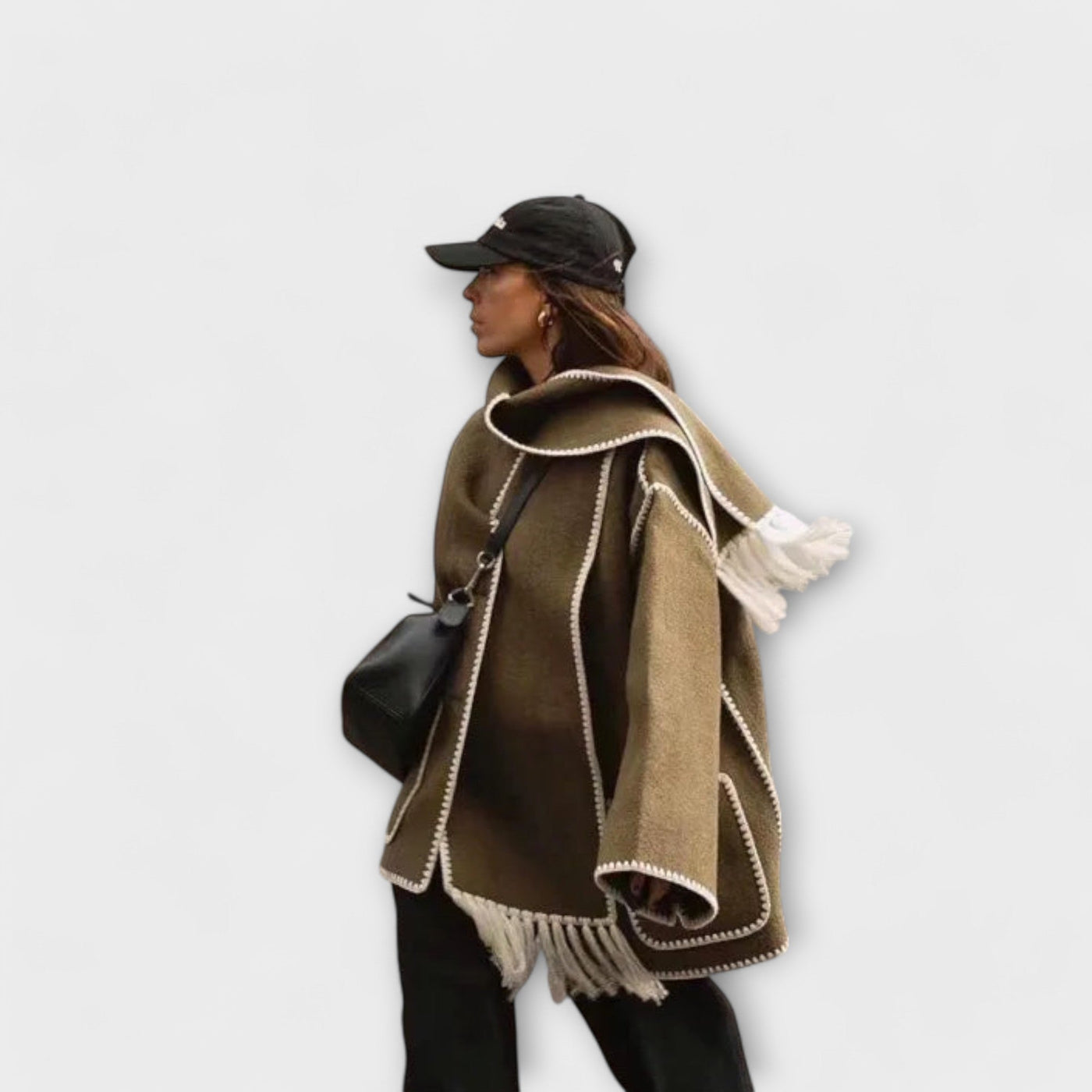 Castorini™ | Cappotto Scarf Elegante