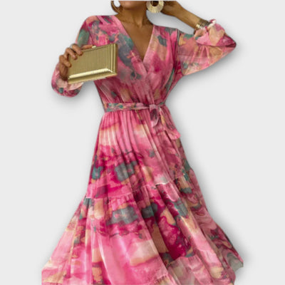 Castorini™ | Abito Maxi Acquerello