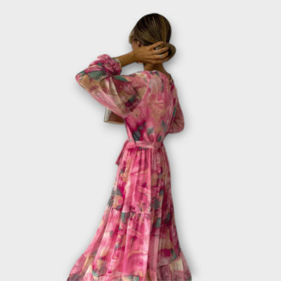 Castorini™ | Abito Maxi Acquerello