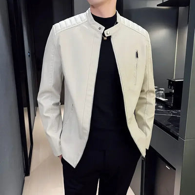 Castorini™ | Giacca di Pelle Elegante