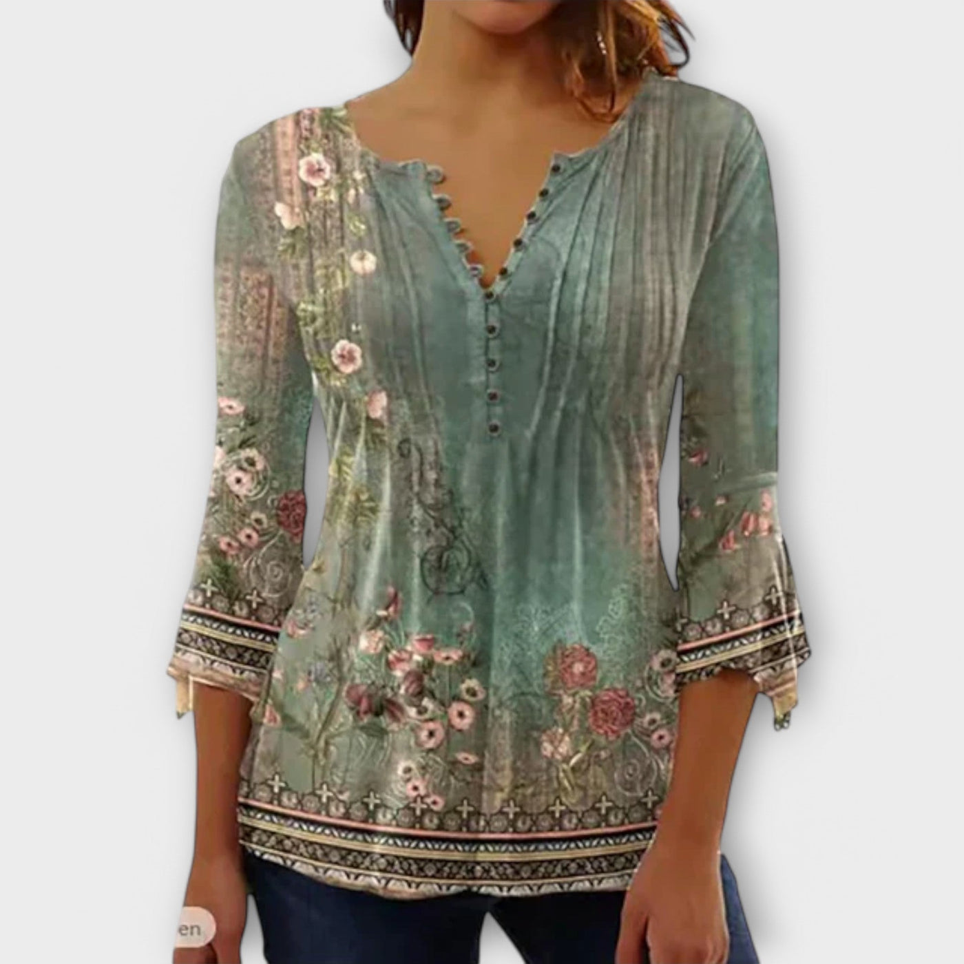 Castorini™ | Blusa con scollo a V