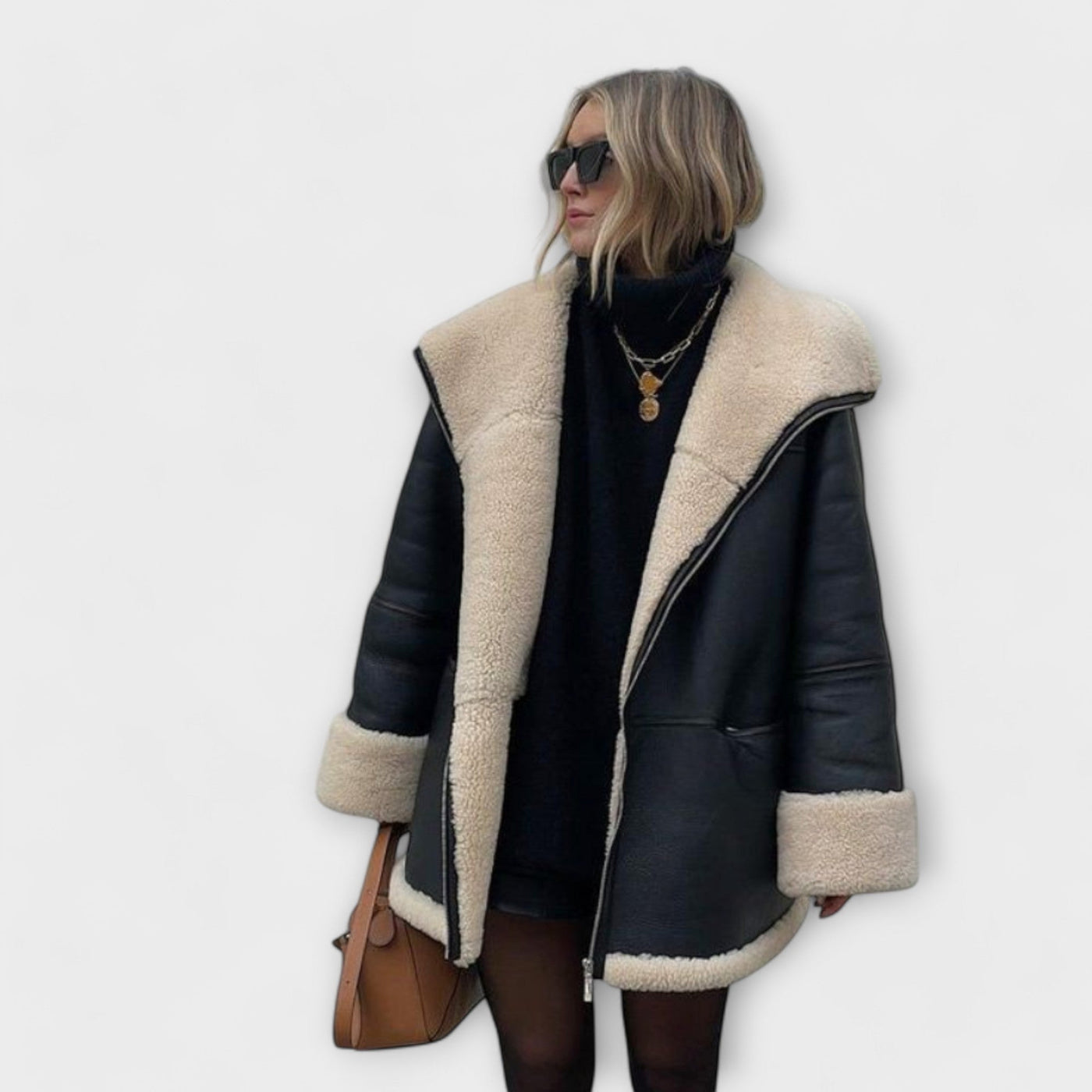 Castorini™ | Giacca in Pelle con Fodera