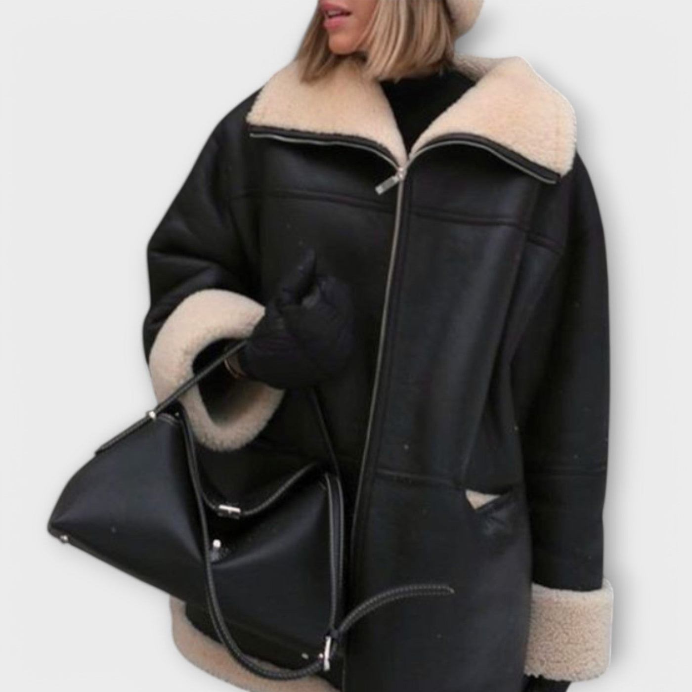 Castorini™ | Giacca in Pelle con Fodera