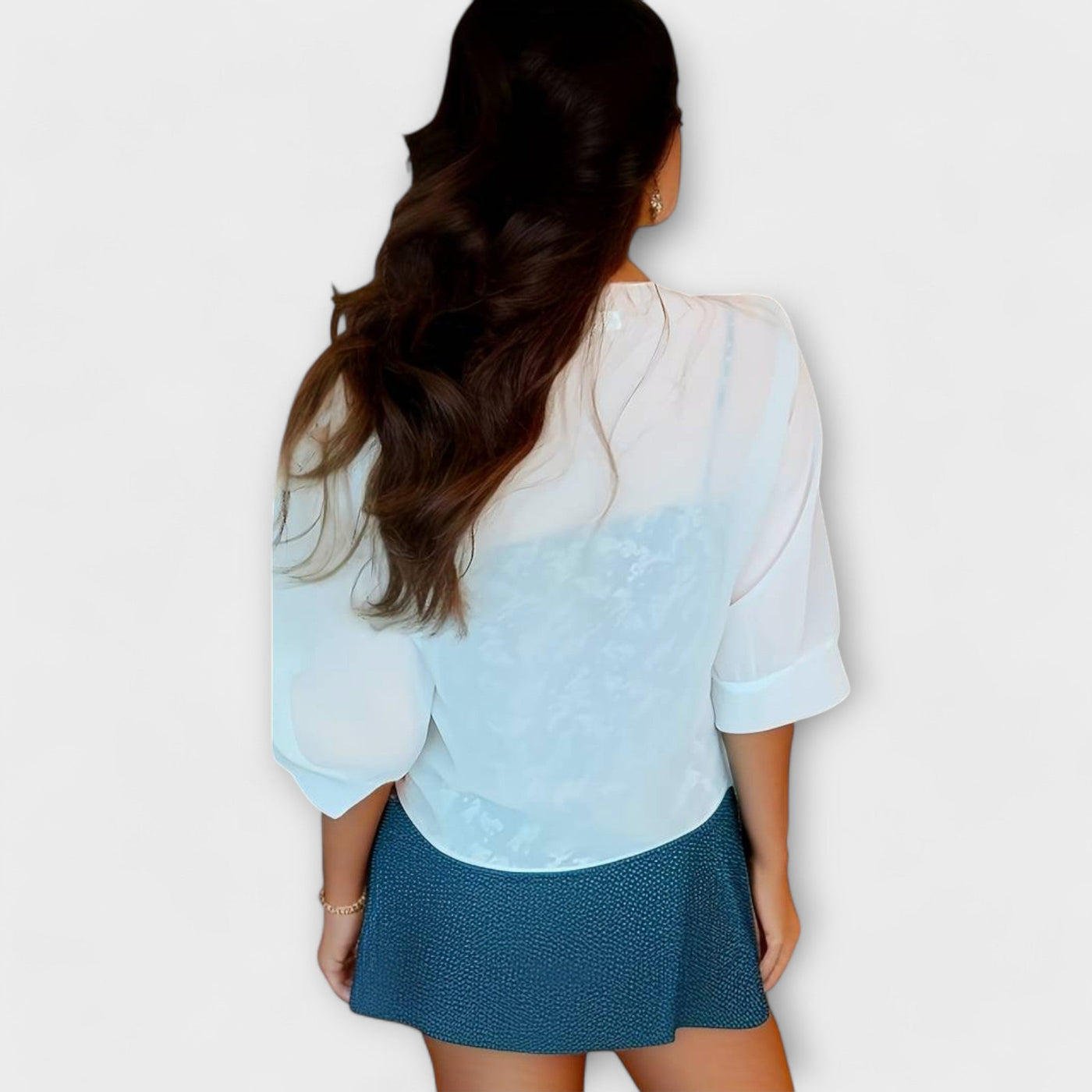 Castorini™ | Blusa con Apertura Frontale