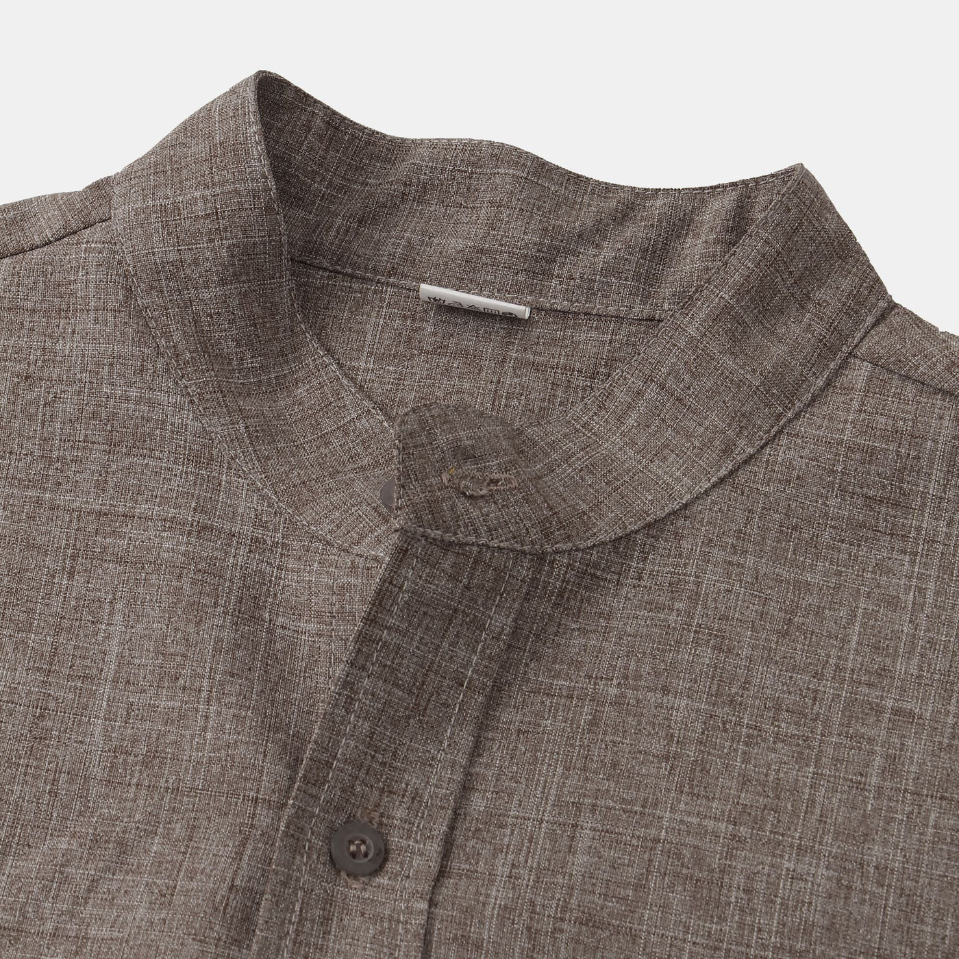 Castorini™ | Camicia in cotone unita con bottoni.