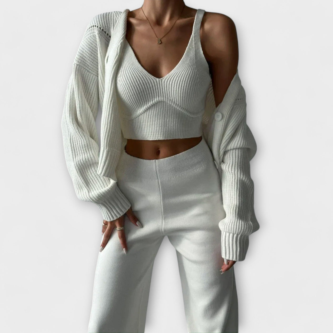 Castorini™ | Set di 3 Pezzi Lavorato a Maglia