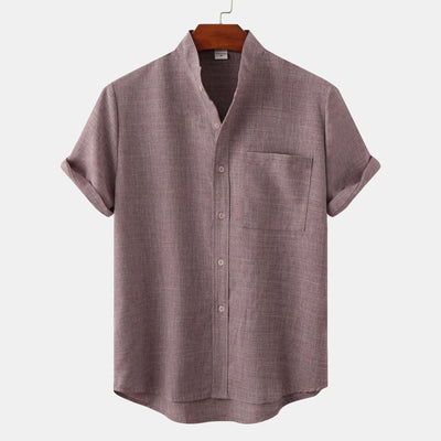 Castorini™ | Camicia in cotone unita con bottoni.
