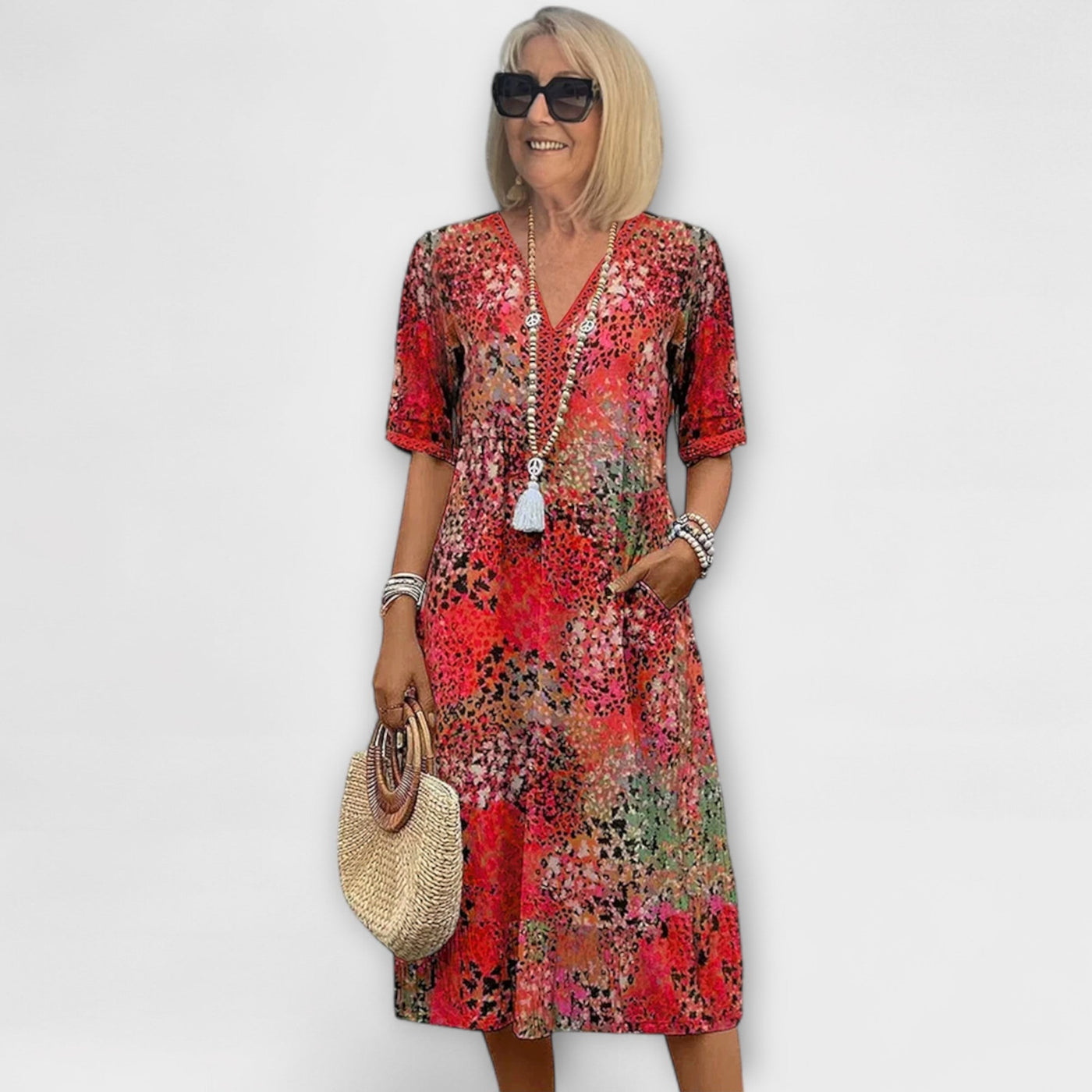 Castorini™ | Vestito Floreale Vivace