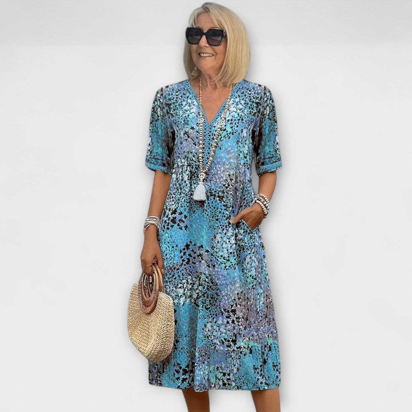 Castorini™ | Vestito Floreale Vivace