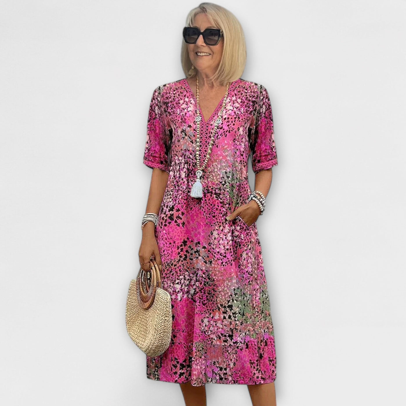 Castorini™ | Vestito Floreale Vivace