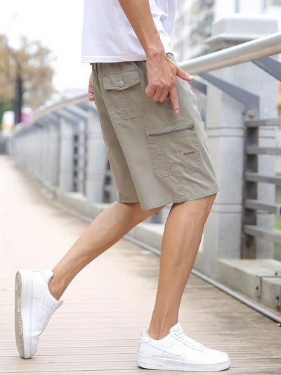 Castorini™ | Pantaloni cargo corti leggeri con tasche