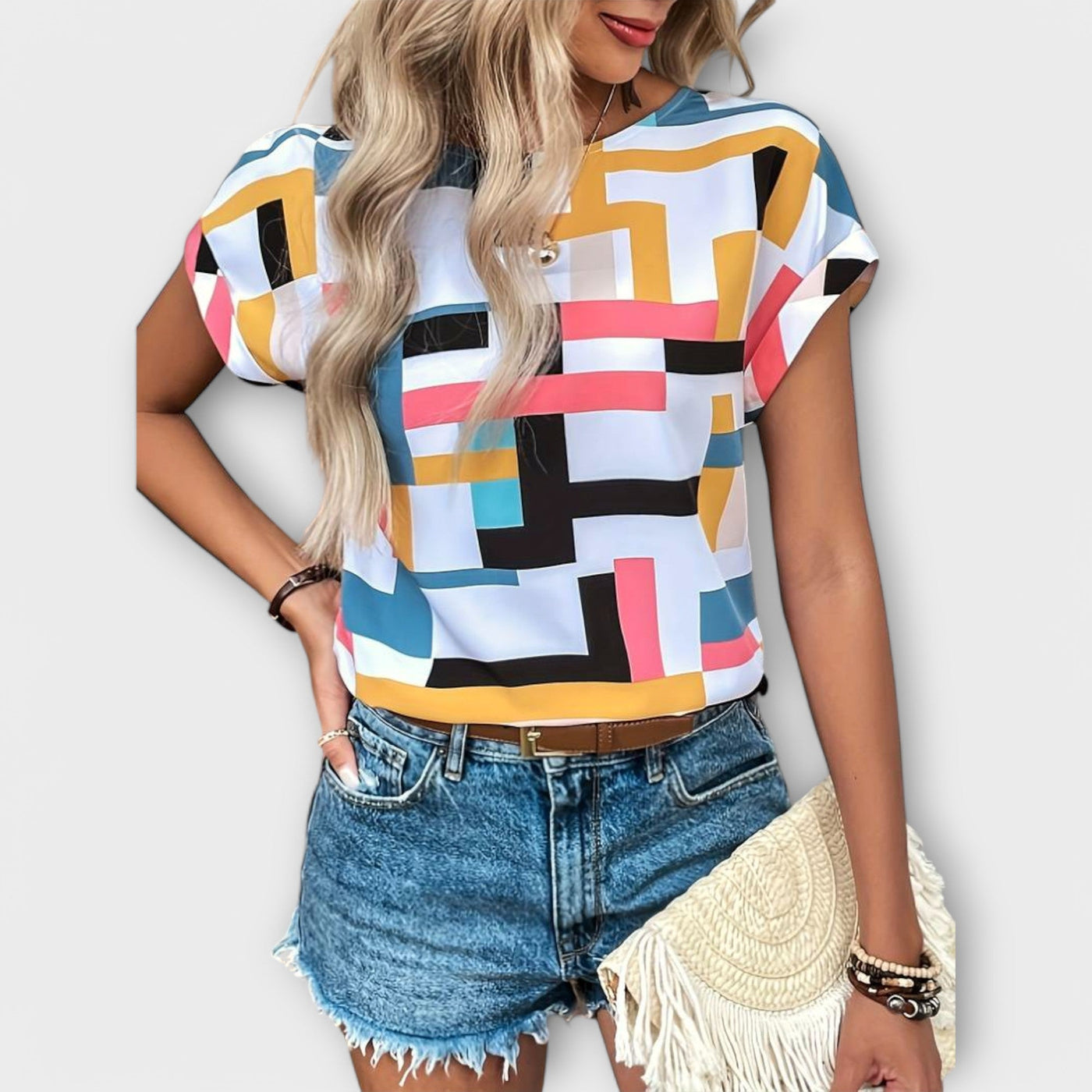 Castorini™ | La Perfetta Blusa a Maniche Corte