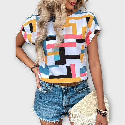 Castorini™ | La Perfetta Blusa a Maniche Corte