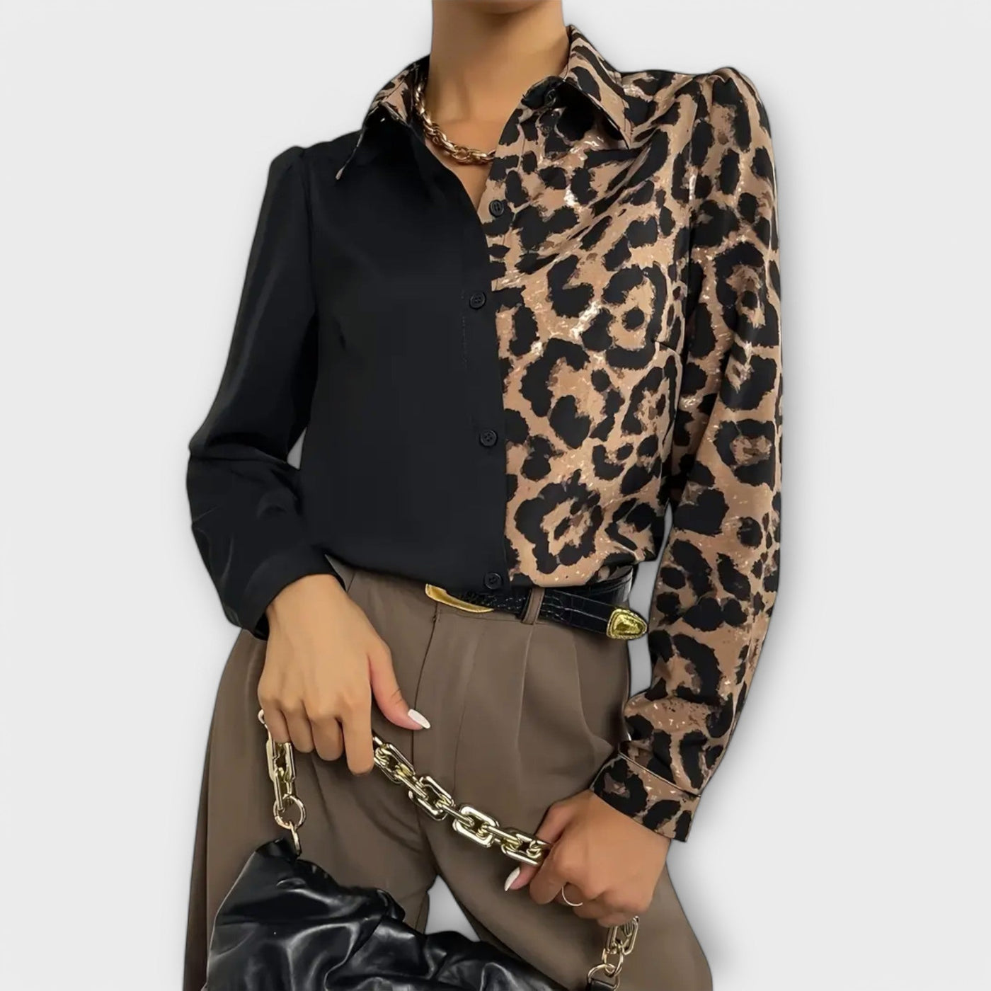 Castorini™ | Leopard Print Blouse