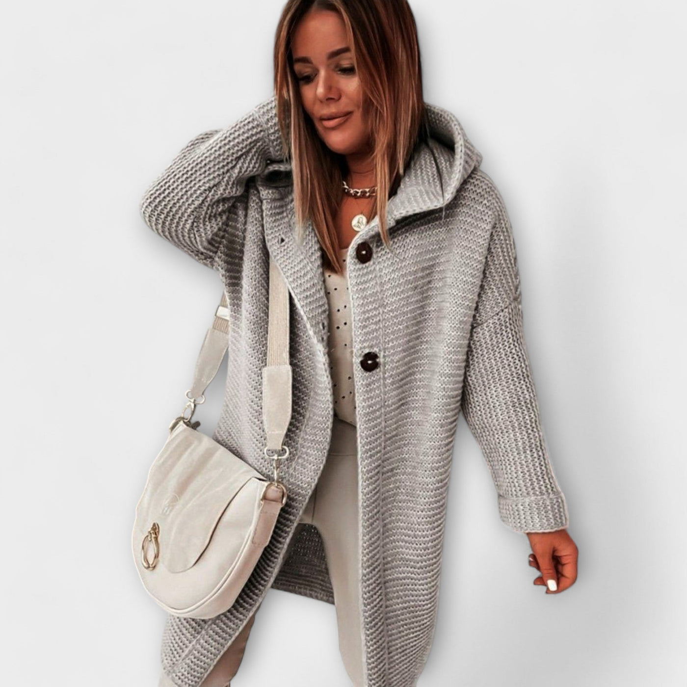 Castorini™ | Cardigan in Maglia Elegante